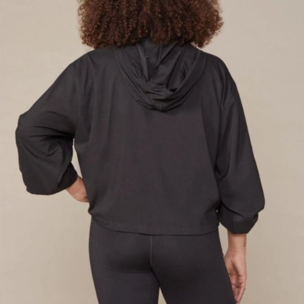 NWT GF Collective Black Half-Zip Windbreaker - Picture 3 of 4
